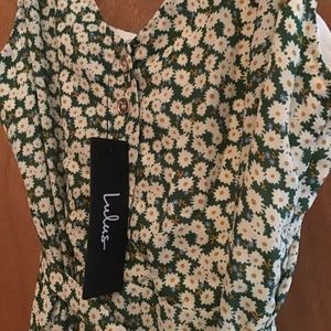 Floral midi dress, never worn.
